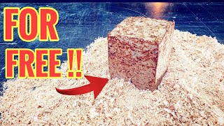 Build this simple Wood Briquette Press and save Money [upl. by Yraeht]