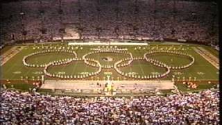 FSU Marching Chiefs 1992  Olympic Tribute Halftime Show Part 1 [upl. by Aihsek]