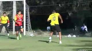 Adriano Elasticocaneta em Fabricio Treino do Flamengo [upl. by Sadnac]