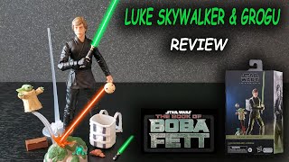 Luke Skywalker amp Grogu TBOBF Star Wars Black Series  REVIEW [upl. by Akierdna]