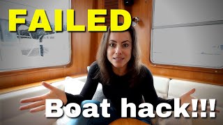 Our NO COST boat hack FAILEDagain But we think weve finally figured it out MV FREEDOM [upl. by Ennovyhs72]