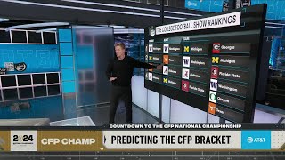 PREDICTING THE CFP BRACKET 👀  The College Football Show [upl. by Sivad284]