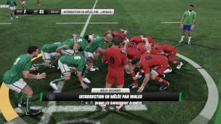 PAYS DE GALLES  IRLANDE  Rugby Challenge 3 PCFR [upl. by Barolet470]