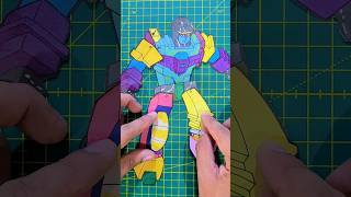 shorts Recortable vs Plástico transformers devastator constructicons [upl. by Arimas]