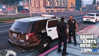 GTA 5 PC MODS  LSPDFR  POLICE SIMULATOR  EP 19 NO COMMENTARY CITY PATROL [upl. by Wilma]