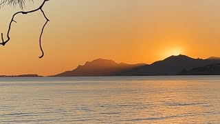 Sunset Beach Therapy The Most Beautiful Balcony on The French Riviera Coastline Relaxing Sea Sound [upl. by Nylaras]