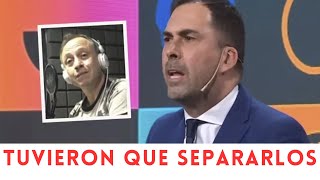 Martín Arévalo se agarró a las trompadas con otro periodista de Boca en el estadio de San Lorenzo [upl. by Nimar]