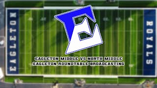 Eagleton Middle takes on North Middle in the first home football game at ECCA [upl. by Farland]