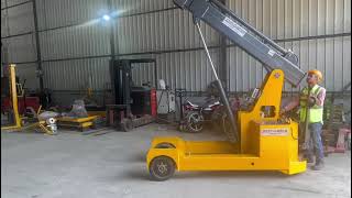 JOIST Mobile Battery Operated Floor Crane Demo  Part 2 [upl. by Palma]