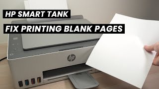 How to Fix HP Smart Tank Printing Blank Pages [upl. by Gottfried]