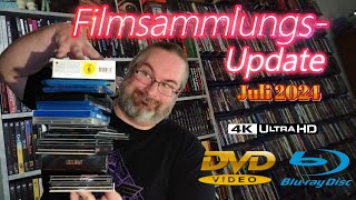 🆕 DIE NEUZUGÄNGE MEINER FILMSAMMLUNG Juli 2024  Sommerliches Update mit Mediabooks und anderem [upl. by Eirehc]