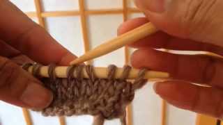 How To Decrease Knitting  Central Double Decrease DBL DEC [upl. by Athene]