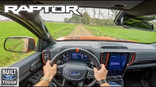 2023 FORD RANGER RAPTOR BAJA MODE V6 BITURBO POV TEST DRIVE BY DUTCHCARS [upl. by Anina]