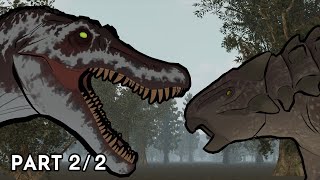 Spinosaurus vs Ankylosaurus  Animation Part 22 [upl. by Nahgeem]