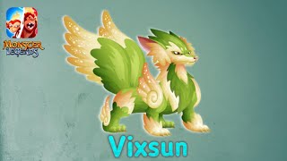 How to breed Vixsun in Monster Legends [upl. by Idnyl240]