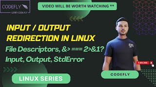 Linux Crash Course  Input Output redirection  StdIn  Stdout  Stderr  Linux Tutorial in Hindi [upl. by Noired592]