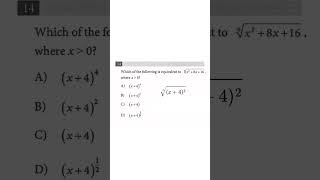 Which of the following expressions is equivalent satmath [upl. by Ahel]