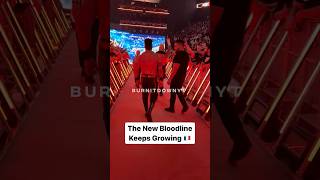 Tanga loa joins the Bloodline wwe wweraw wwesmackdown wwelive wwebacklash thebloodline [upl. by Aralk]