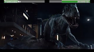 AnkylosaurusFully Modified VS TRex IRex IRaptor Spinosaurus and Allosaurus  JWE [upl. by Oberon]