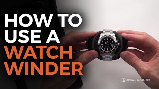 How to use a Watch Winder [upl. by Gulgee]