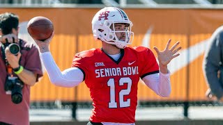 South Alabama QB Carter Bradley Highlights  Senior Bowl Day [upl. by Eta]