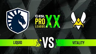 Liquid vs Vitality  ESL Pro League Season 20  Group D [upl. by Ailina]