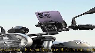 Lamicall Handyhalterung Motorrad Handyhalter Fahrrad  【1s Schnellspanner】 Lenker Halter für Dreha [upl. by Anahir]