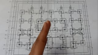 How to Read Building Foundations Drawing plans  Column Footings Detail  also X sections detail [upl. by Raquel433]