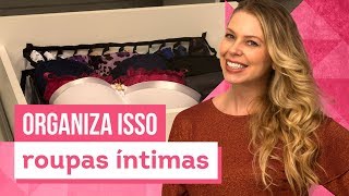 Como organizar as roupas íntimas Aprenda com Rafa Oliveira  CASA DE VERDADE [upl. by Shaw]