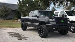 2WD Silverado 6” RCX Lift amp 35s On 10 Wides [upl. by Daniell]