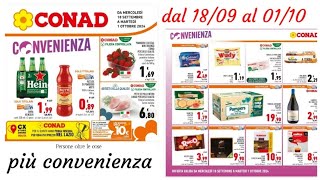 volantino conad valido fino al 01 ottobre convenienza italia [upl. by Gerianne]