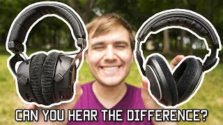 Open  Closed Back Headphones Audio Comparison [upl. by Alial]