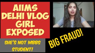 AIIMS DELHI Vlog Girl Gave Me Strike For Revealing Her Identity  With 100 Proof [upl. by Gonagle]