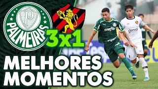 PALMEIRAS 3 X 1 SPORT  MELHORES MOMENTOS  SEGUNDA FASE  COPINHA 2024 [upl. by Gabrila]