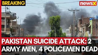 Pakistan Suicide Attack  Suicide Attack Reported In Pakistan  2 Army Men 4 Police Personnel Dead [upl. by Mur606]