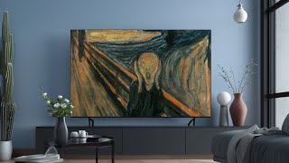 Edvard munch Art Slideshow for Your TV  Famous Paintings Screensaver  With Classical music [upl. by Oesile]