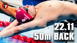 50 Back WORLD RECORD 2211 from Russian Kliment Kolesnikov [upl. by Fawnia]