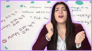 Finding and Calculating an Empirical Formula of a Compound  How to Pass Chemistry [upl. by Ignacia]