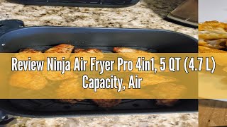 Review Ninja Air Fryer Pro 4in1 5 QT 47 L Capacity Air Fry Air Roast Bake Reheat Dehydrate [upl. by Carrick]