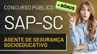 Material EXCLUSIVO para Agente de Segurança Socioeducativo Concurso SAPSC 2024 [upl. by Hallvard194]