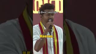 New DJnew djvoice vocal thalapathy vijaya thmilandu [upl. by Adolph870]