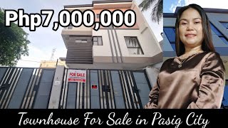 House Tour  Pasig City Townhouse For Sale Along Ortigas Avenue near Lifehomes [upl. by Evvy]