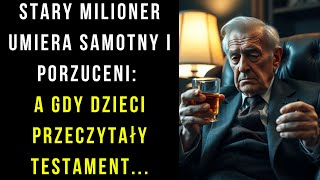 STARY MILIONER UMIERA SAMOTNY I PORZUCENI A gdy dzieci przeczytały testament Zwroty losu [upl. by Athena]