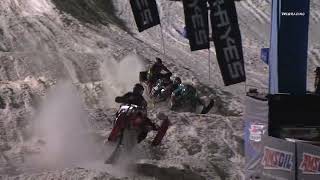 Snocross Round 14 Pro Highlights  Duluth MN Race 2 of 3 [upl. by Airat]