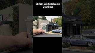 How to Build a Realistic Miniature Starbucks Diorama miniature diorama starbucks [upl. by Vonny564]