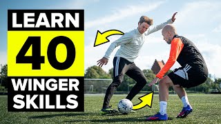 Learn 40 winger skills to beat defenders [upl. by Durward863]