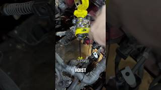 Chain hoist for the win mechaniclife mechanictips [upl. by Chappie]