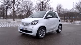 2015 smart fortwo coupe 10 passion StartUp and Full Vehicle Tour [upl. by Karilla]