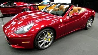 2013 Ferrari California  Exterior and Interior Walkaround  2013 Salon de LAutomobile de Montreal [upl. by Ahtnama735]