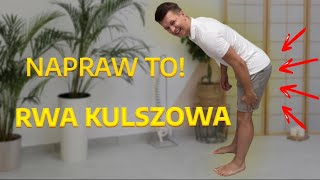 Rwa kulszowa  ból w pośladku kręgosłupie drętwienie DZIAŁA SZYBKO [upl. by Husch346]